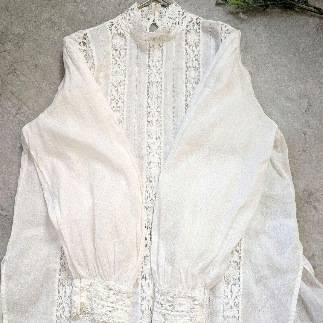 EDIT.FOR LULU ホワイト レースブラウス 長袖