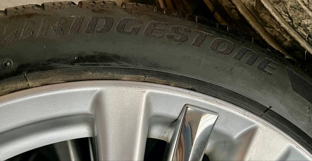 レクサスGS純正18インチ ホイール スタッドレス付4本