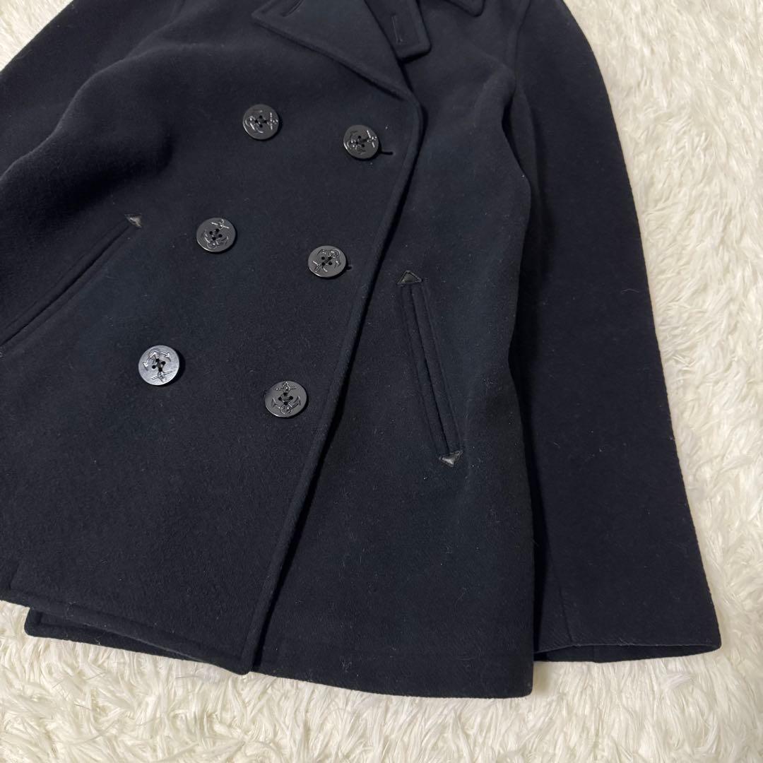 ラルフローレン ウール Pコート レディース M サイズ ブラック 日本製
