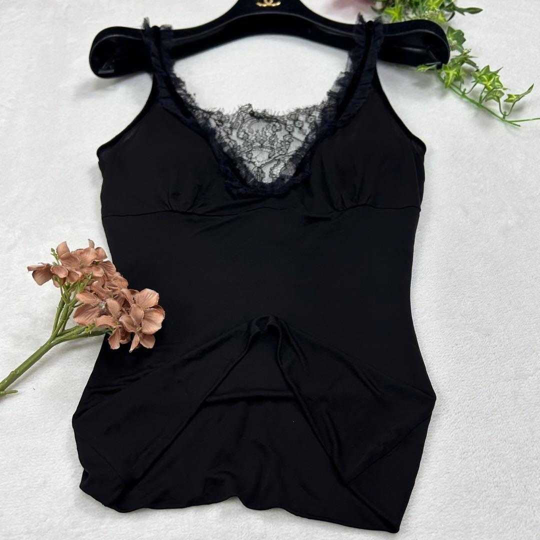 F178 新品未使用 F グッチ カップ付き レース キャミソール レディース