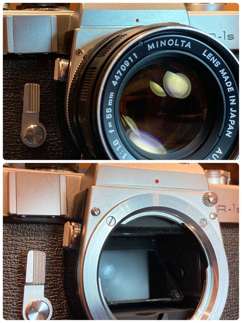完動品＊美品＊初期保証★minolta Sr-1s&ロッコールレンズ★作例多数