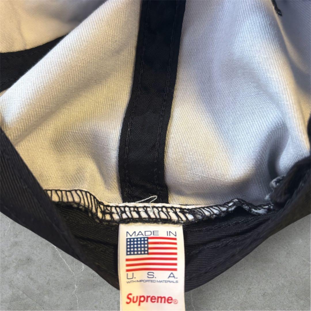 【正規品】supreme Sロゴ キャップ ブラック