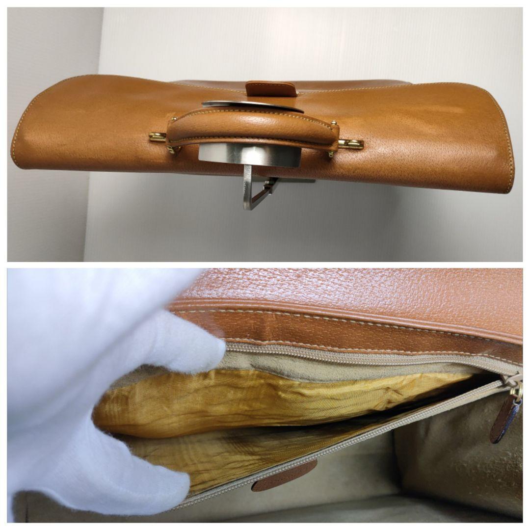 GUCCI 2way ビジネスバッグ ショルダー 肩がけ レザー ハンドバッグ