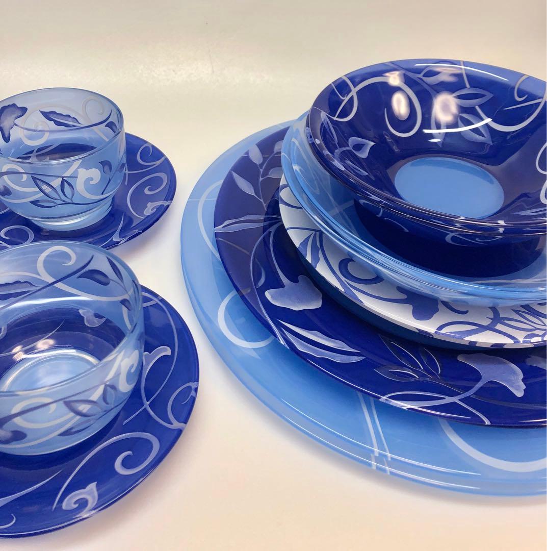 フランス製　ガラス食器 ② 大皿