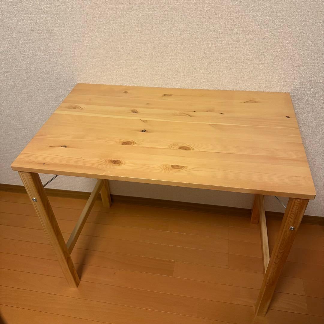 無印良品 折りたたみ テーブル パイン材