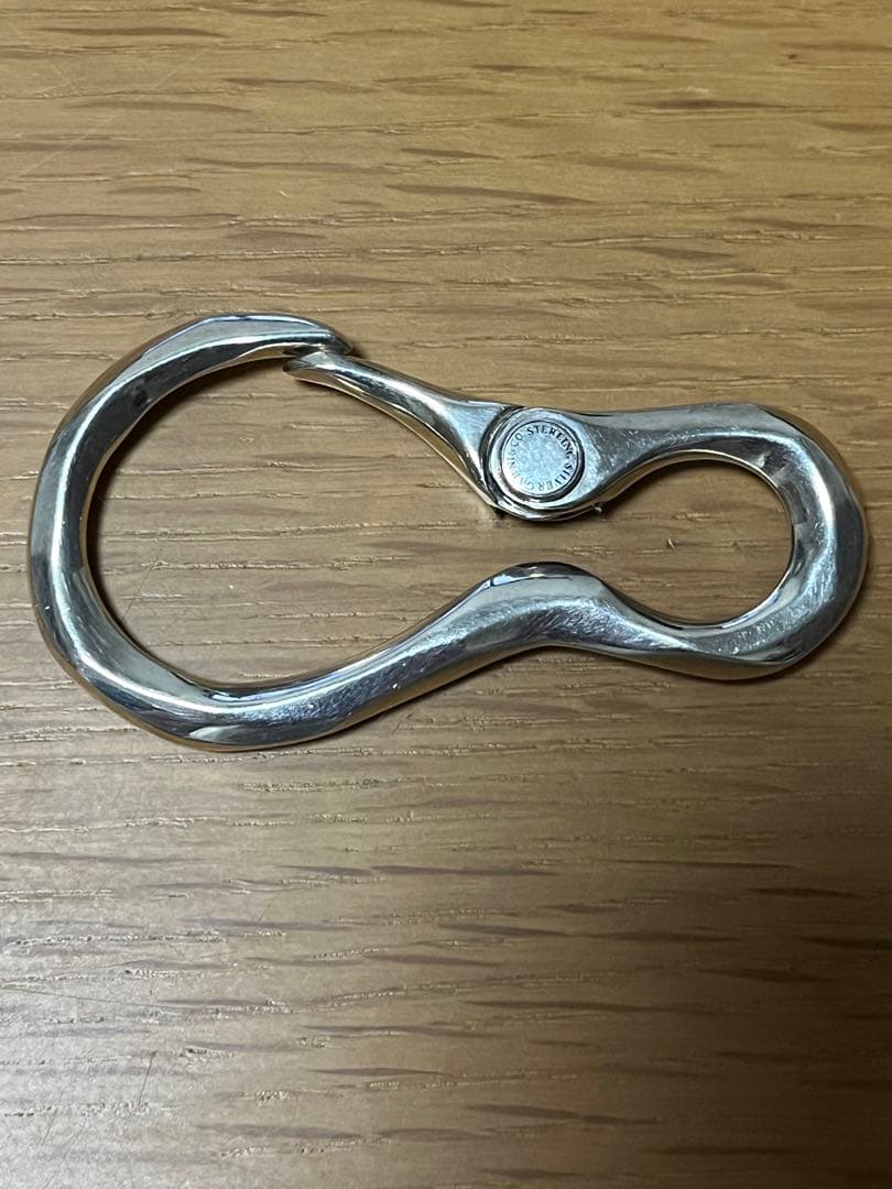 金属製カラビナ キーホルダー　ガルニ　garni sterling silver