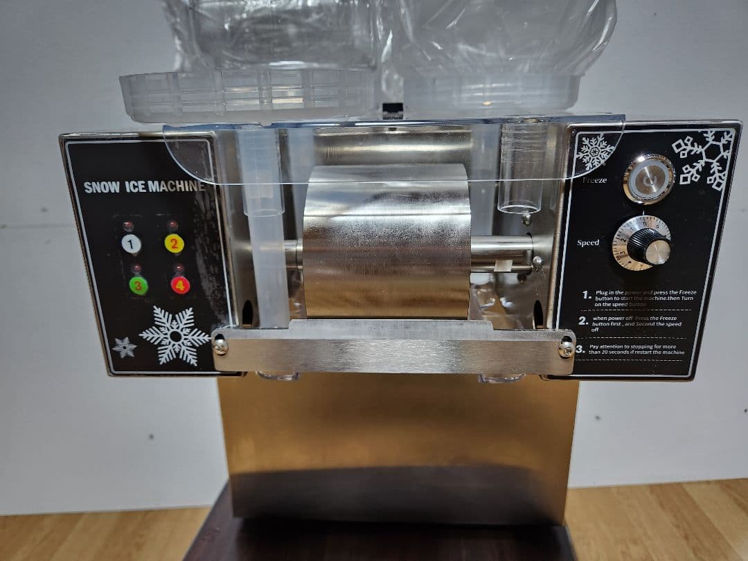 120Kg/日【業務用かき氷機】 韓国で流行りの糸ピンス　氷を使わないかき氷機