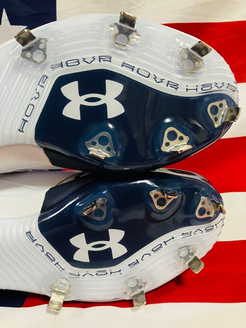 アンダーアーマー Harper 9 Cleats 野球 スパイク 金具 ネイビー