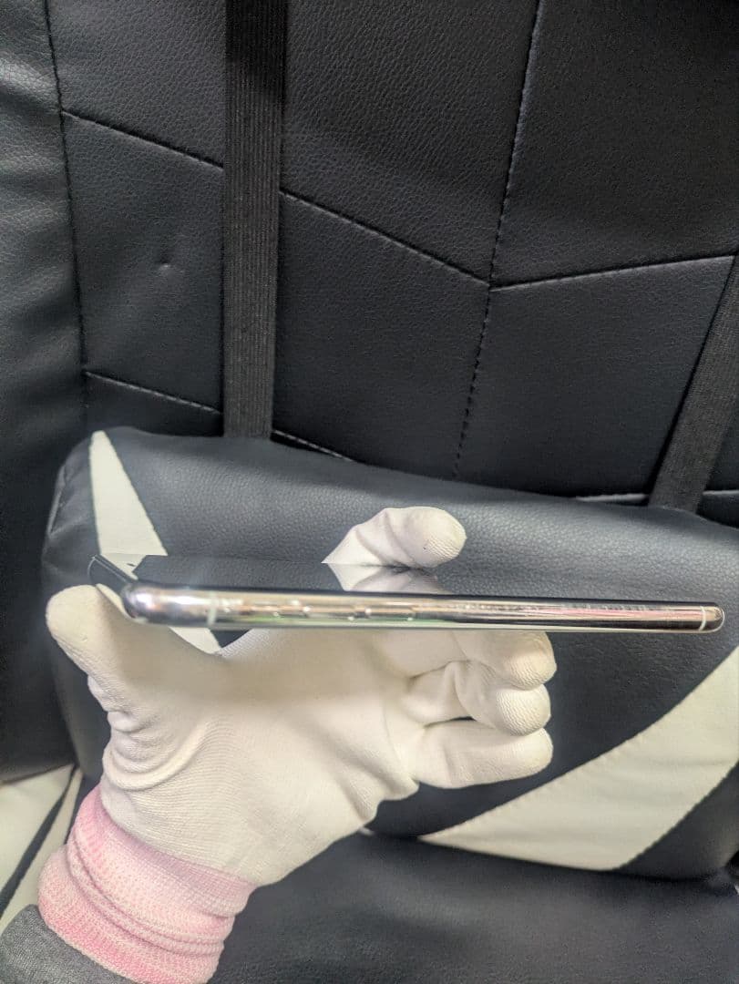 有機EL　iPhone　11 promax 256gb 銀　SIMフリー　24