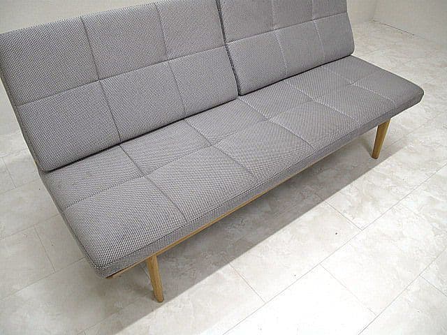 カリモク CW6013 オーク材3人掛け椅子ロング 　3人掛けソファ 約28万