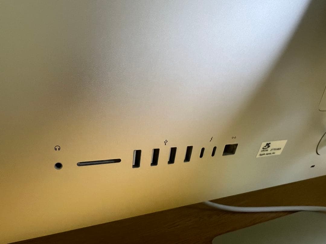 Macデスクトップ iMac 27-inch 5K 2019 i9 3.6GHz RAM40GB