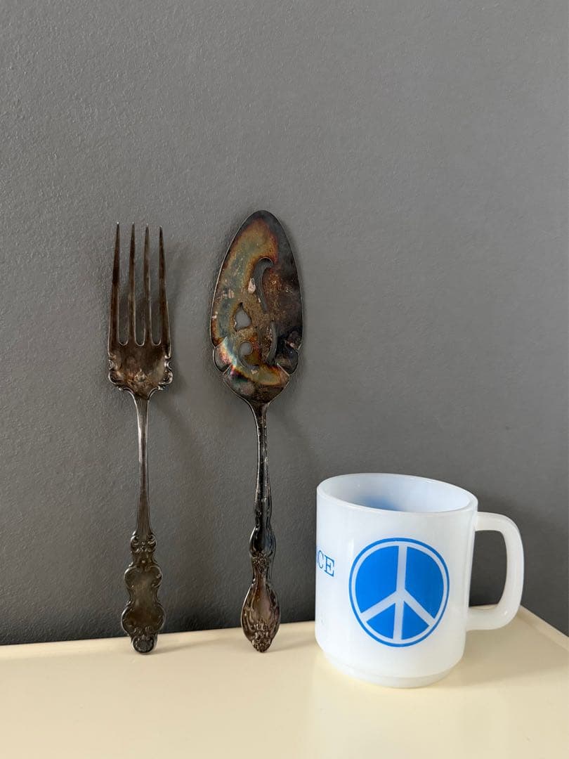 アンティーク ビンテージ フランス ヨーロッパ 銀食器 シルバースプーン 希少