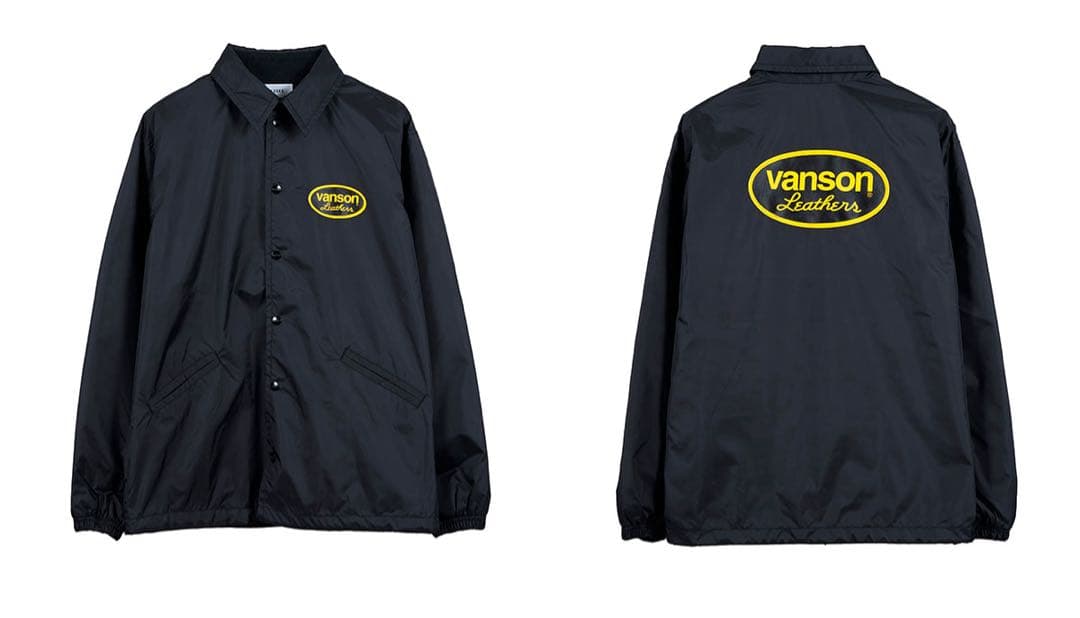 VANSON × MASSES NYLON JKT コーチジャケット