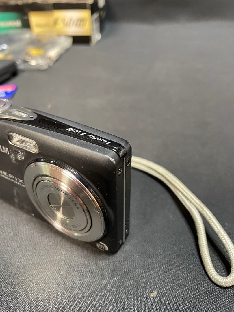 富士フイルム finepix F50fd 充電器　SDカード　元箱　1156