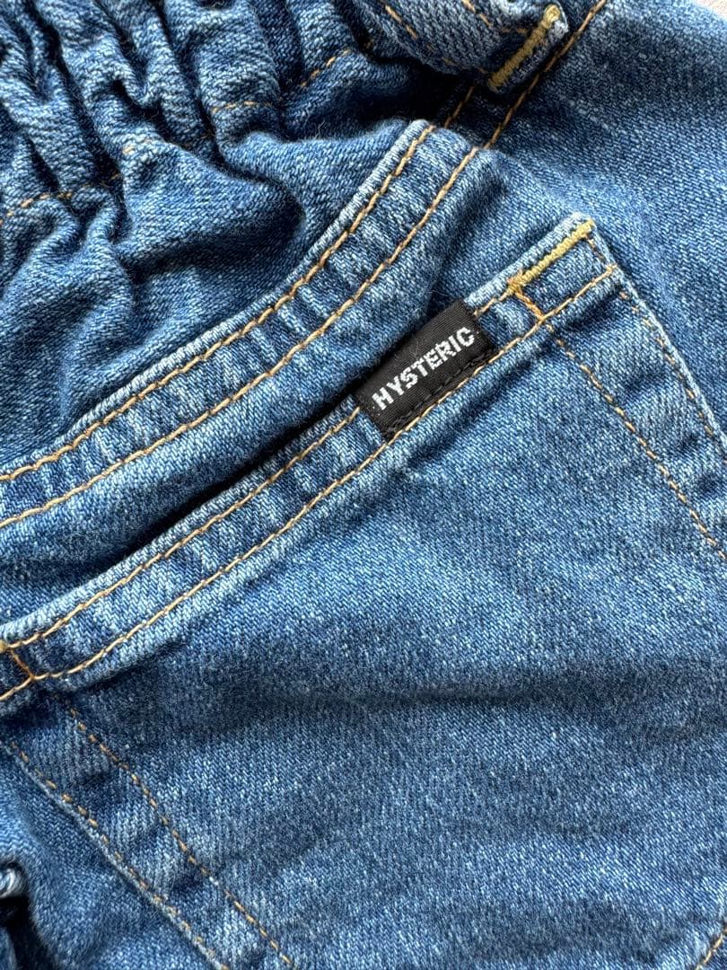 【新品未使用】HYSTERIC MINI☆ヒスミニ☆デニムショートパンツ☆90