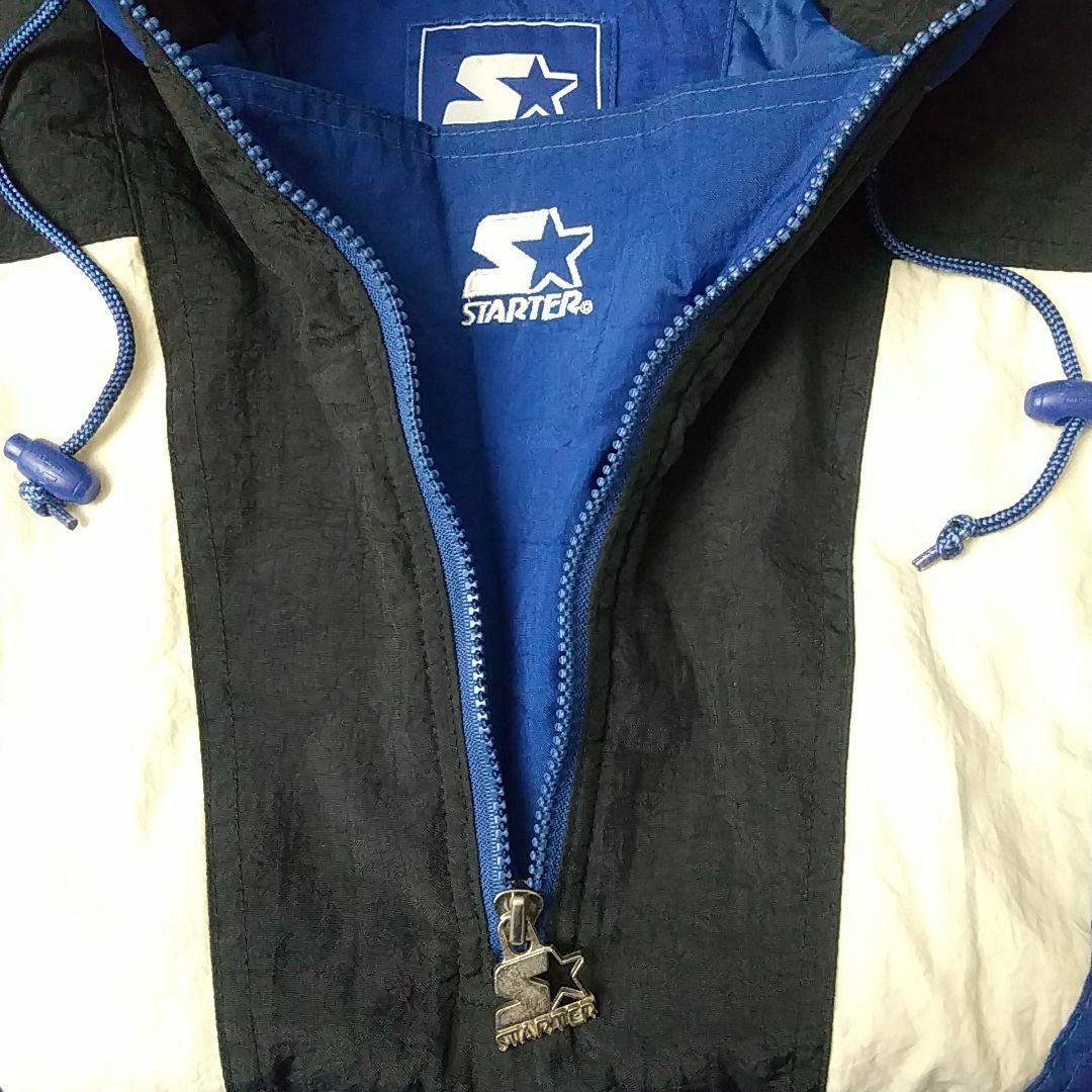 スターター 刺繍 ケンタッキー 中綿 ハーフジップ アノラック ジャケット