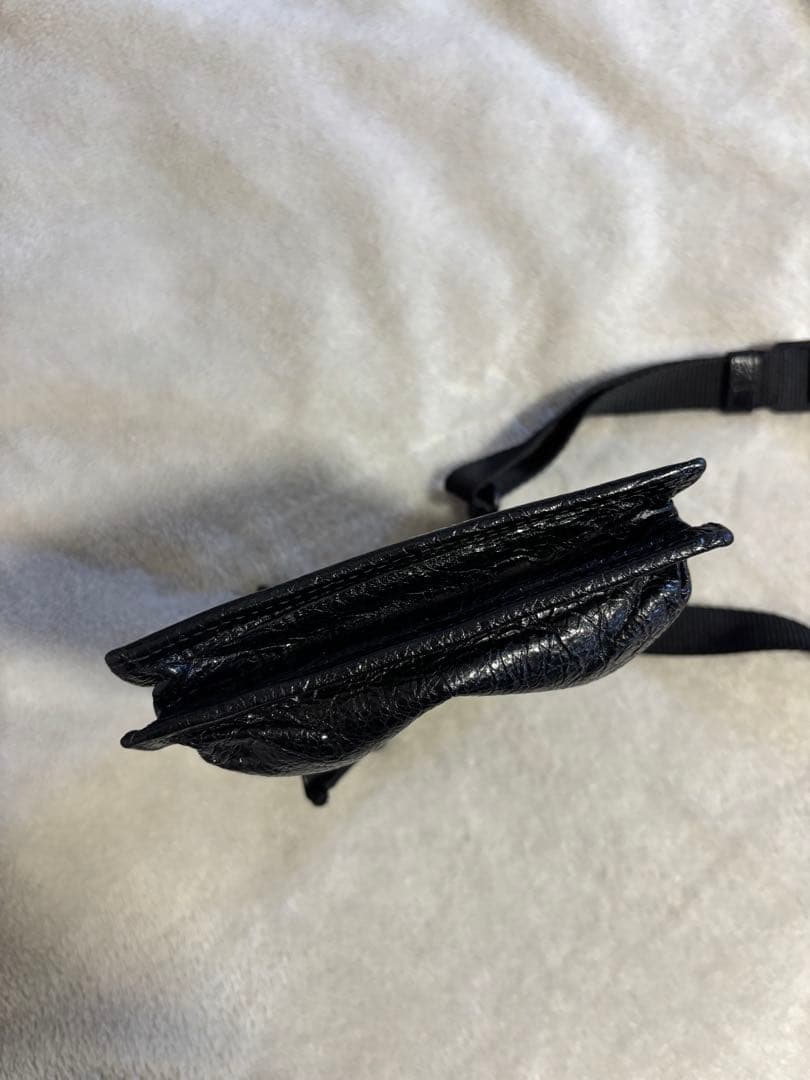 2/5限定価格！！BALENCIAGA ブラックショルダーバッグ！！！