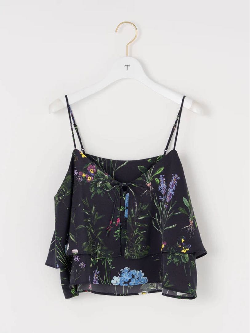 TICCA ティッカ　2WAYフラワープリントビスチェ