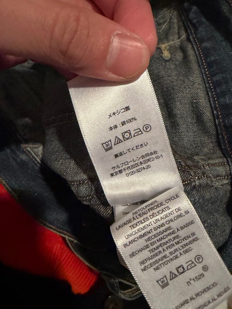 RRL ダブルアールエル　ヴィンテージ加工デニム美品30×30