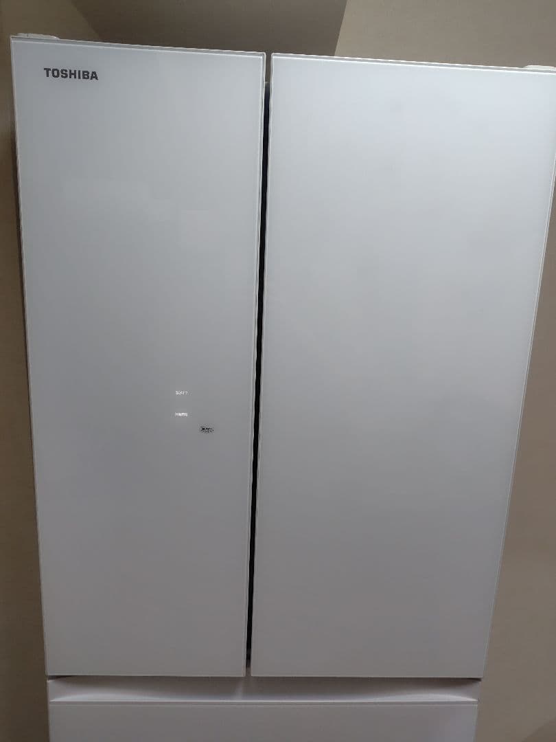 【美品】TOSHIBA GR-T460FK (EW)冷蔵庫 462L 両開き 白