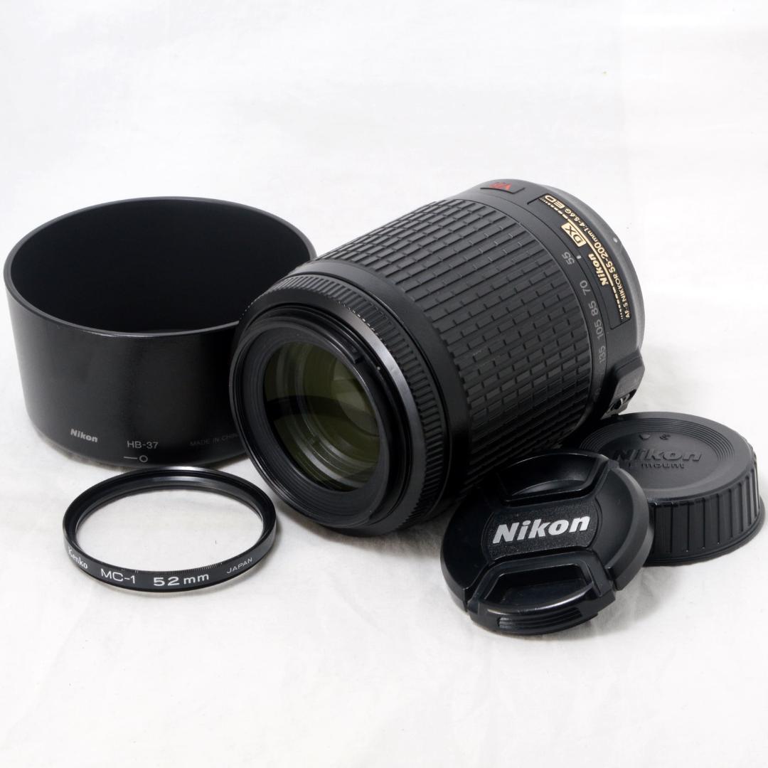⭐️美品⭐️Nikon ニコン AF-S 55-200mm VR★手振れ補正付き