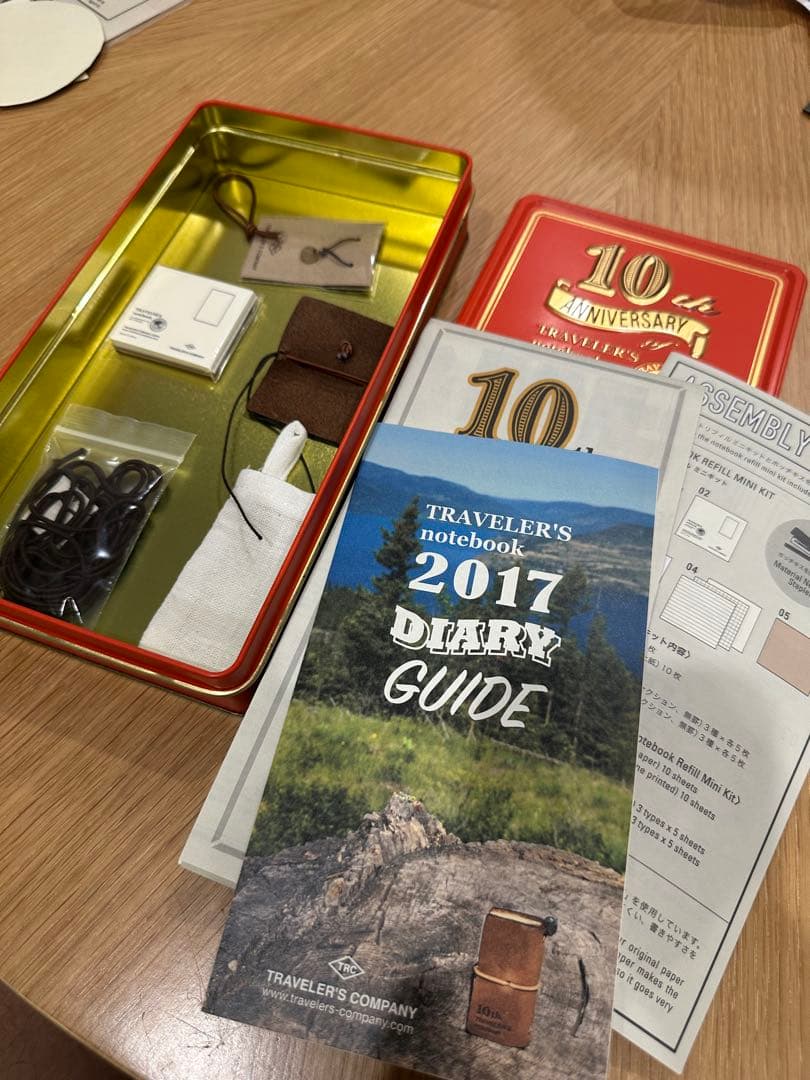 トラベラーズノート 10周年記念 限定品　赤