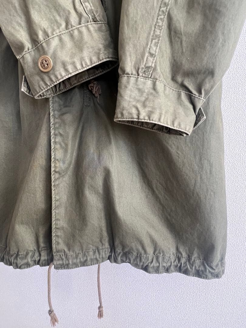 希少 小泉今日子着用 green M-65 モッズコート フォックスファー S