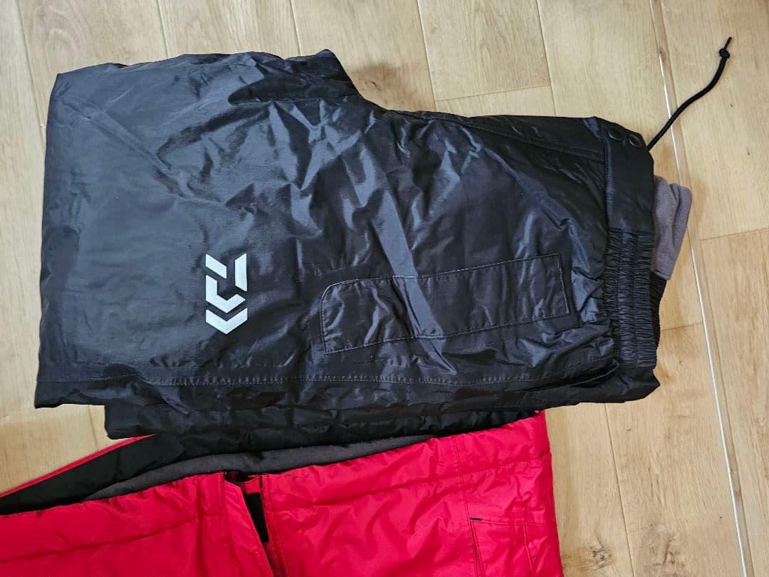 DW-3506 ダイワレインマックス防寒着フィッシングスーツ 上下WLサイズ古着