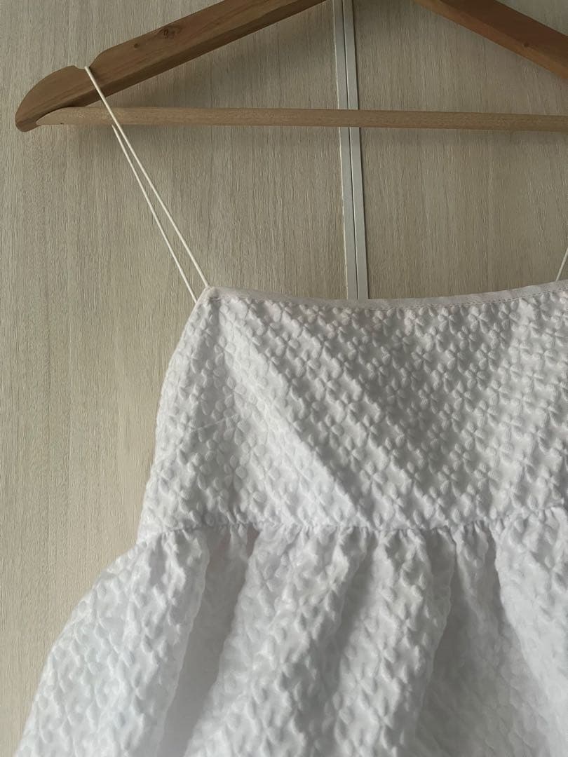 cecilie bahnsen selena top キャミ 白 UK6