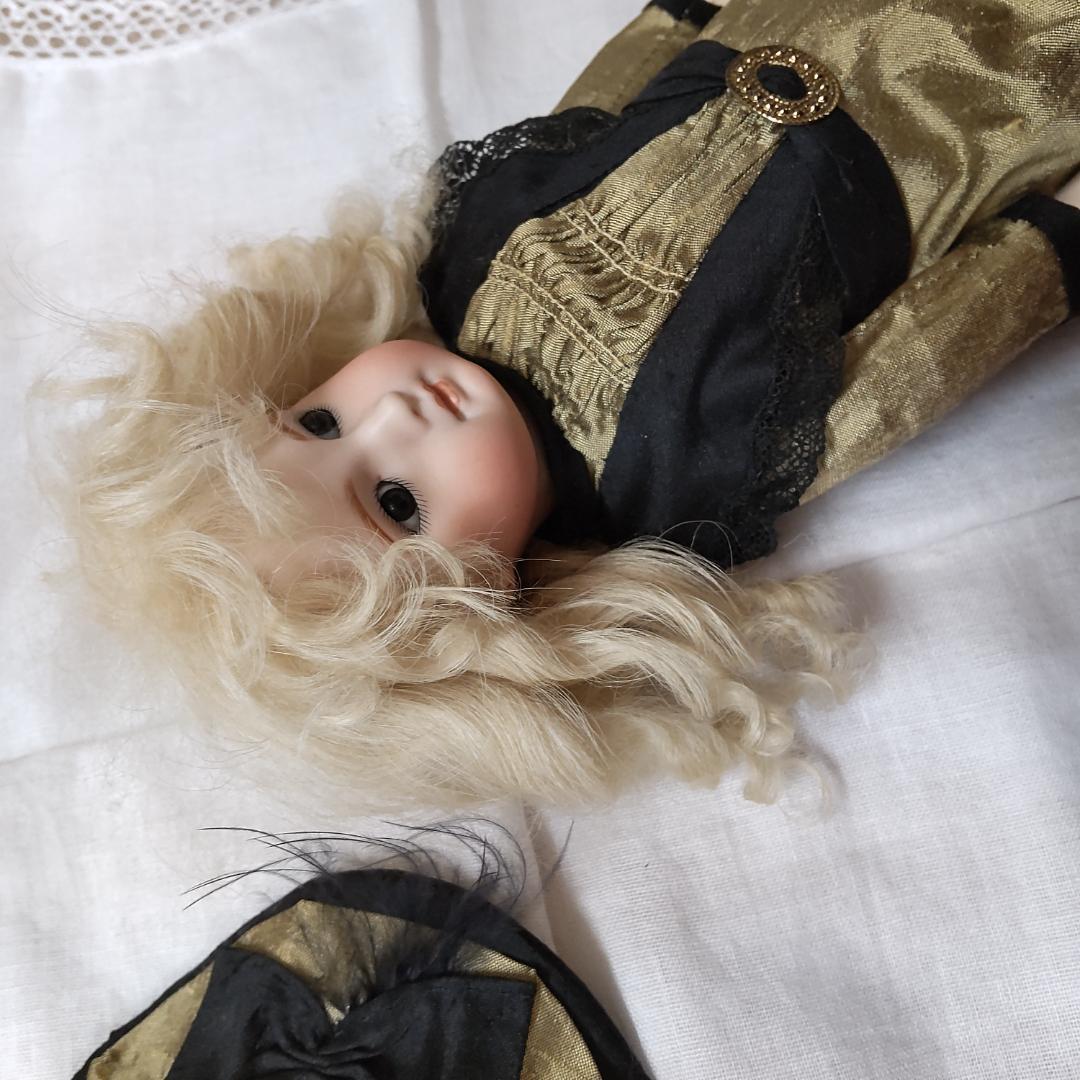 E.J　DOLLIN　アンティークドール風　リプロ　人形
