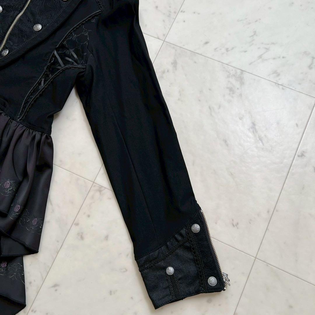 定価3万 OZZ ONESTE RoseFesta ジャケット 燕尾 刺繍 黒