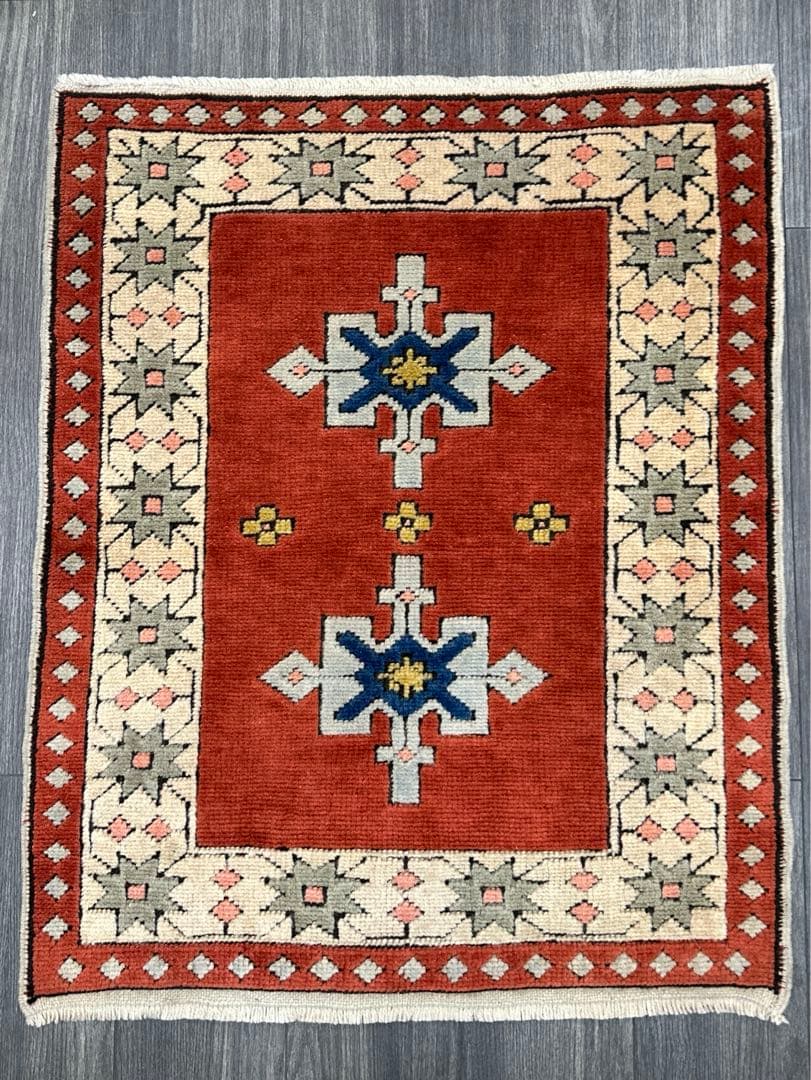 82x103cmモロッコ絨毯ヴィンテージ ラグ