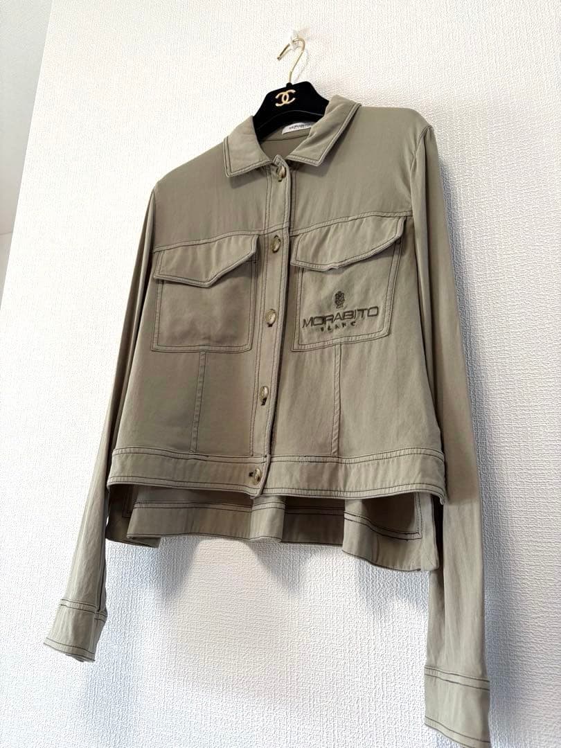 モラビトブラン　カタログ掲載品　綿100% ブラウスジャケット　サイズ40
