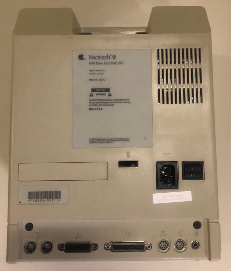 Macデスクトップ Apple Macintosh SE