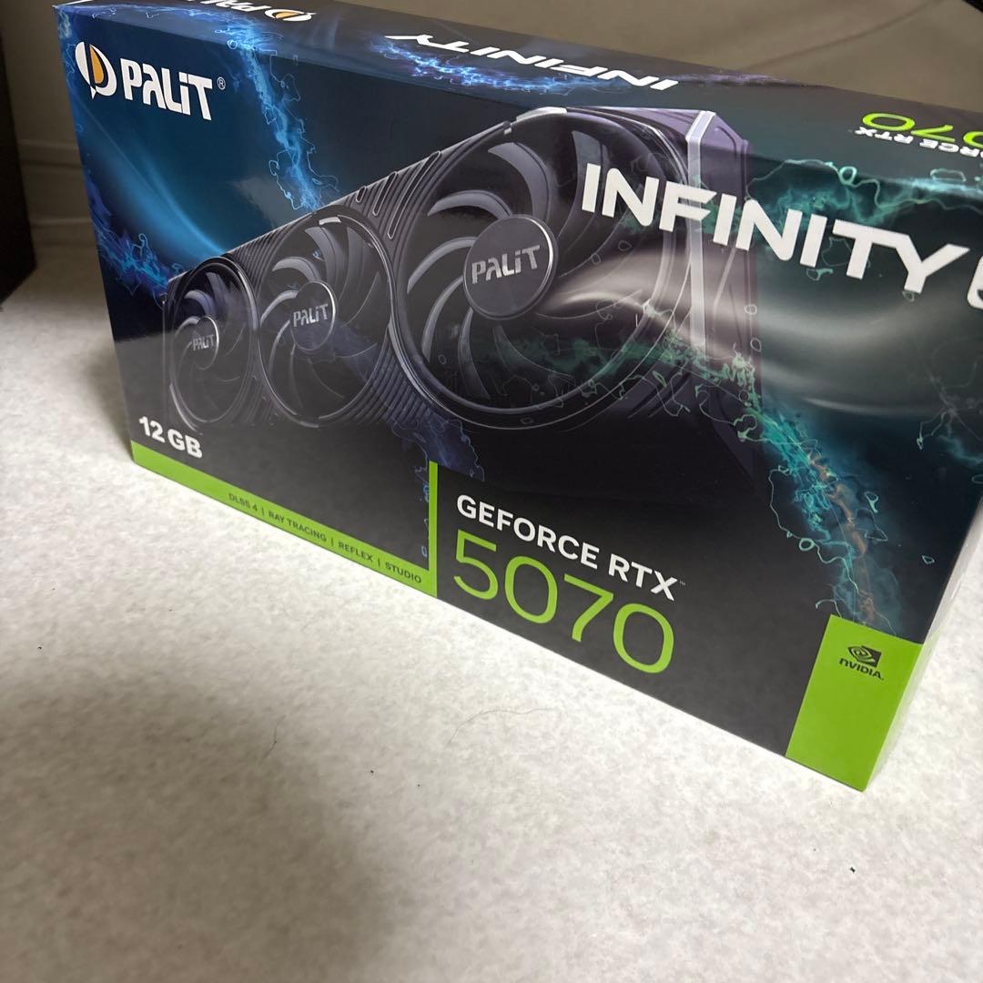 グラフィックボード・グラボ・ビデオカード PALIT GEFORCE RTX 5070 INFINITY 3 12GB