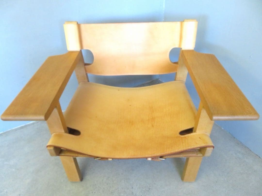 フレデリシア　モーエンセン　スパニッシュチェア　オーク材　本物　北欧　デンマーク