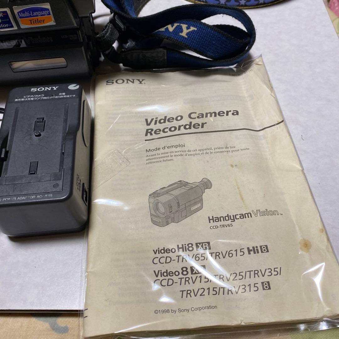 ビデオカメラ SONY Video8XR Handycam Vision CCD-TRV15