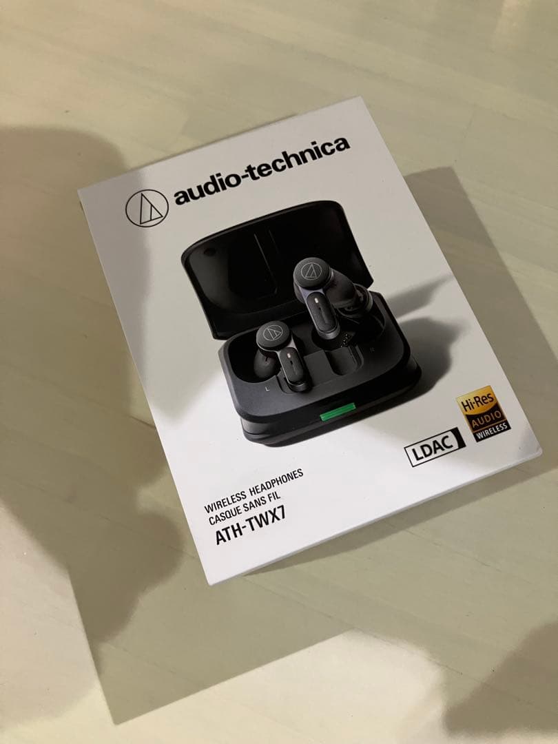 新品未開封 オーディオテクニカ 完全ワイヤレスイヤホン ATH-TWX7 BK