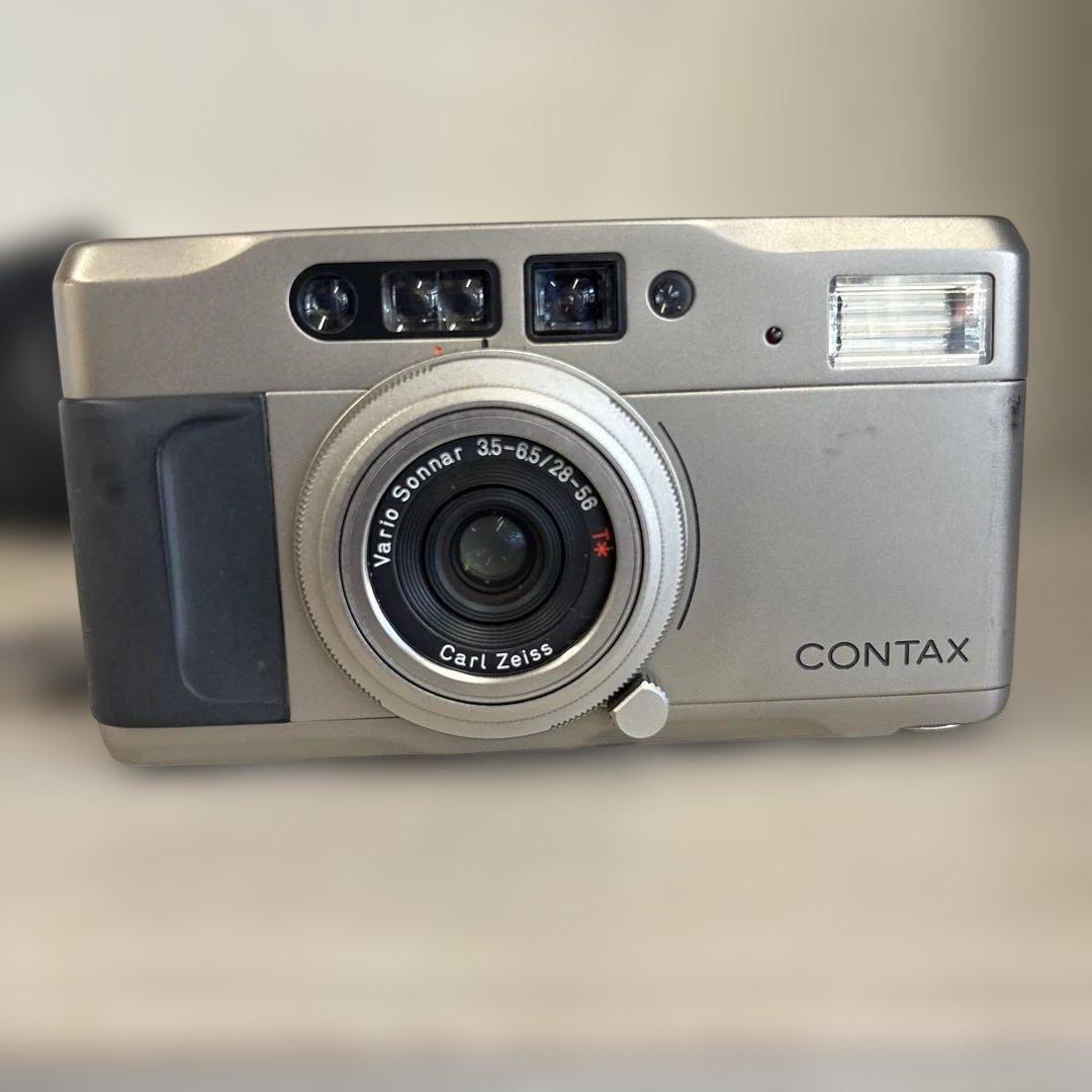CONTAX コンパクトカメラ Carl Zeissレンズ　TVS ジャンク品