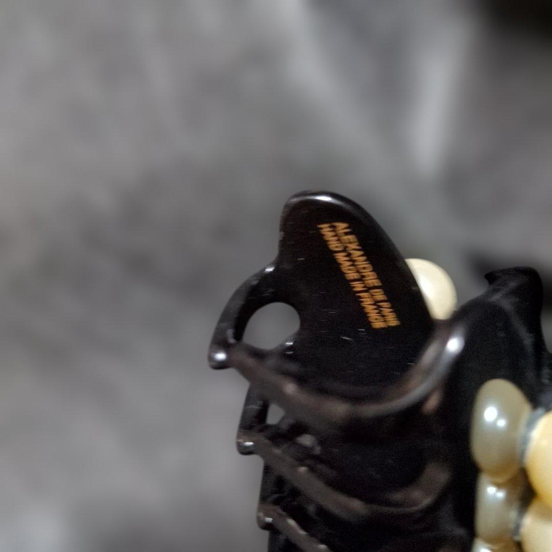 今週末まで値下げ!!Alexandre de Parisクリップ　パール