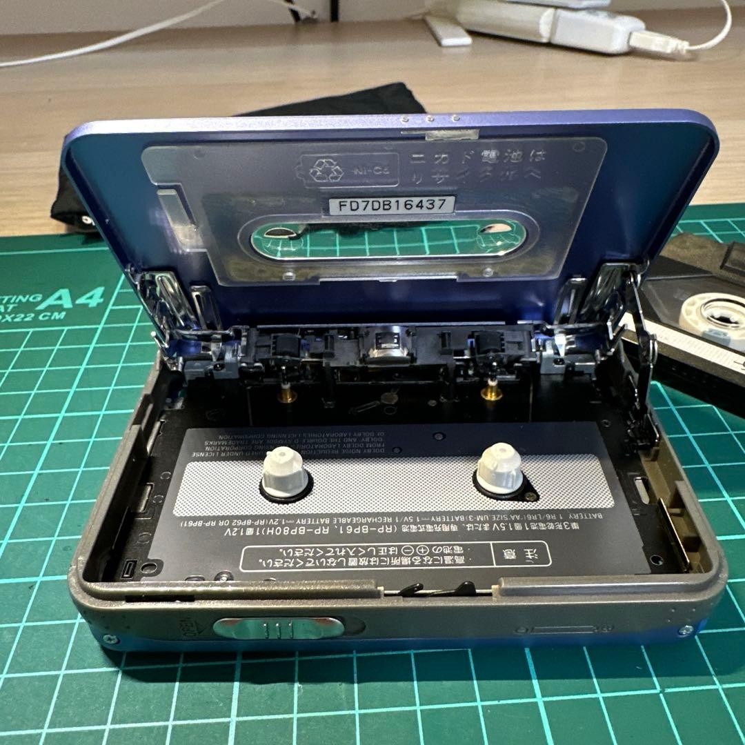 【極美DE修復品】Panasonic カセットプレーヤー RQ-SX20