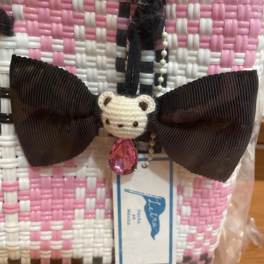 新品　ファミリア　メルカド　ミニバッグ　ピンク