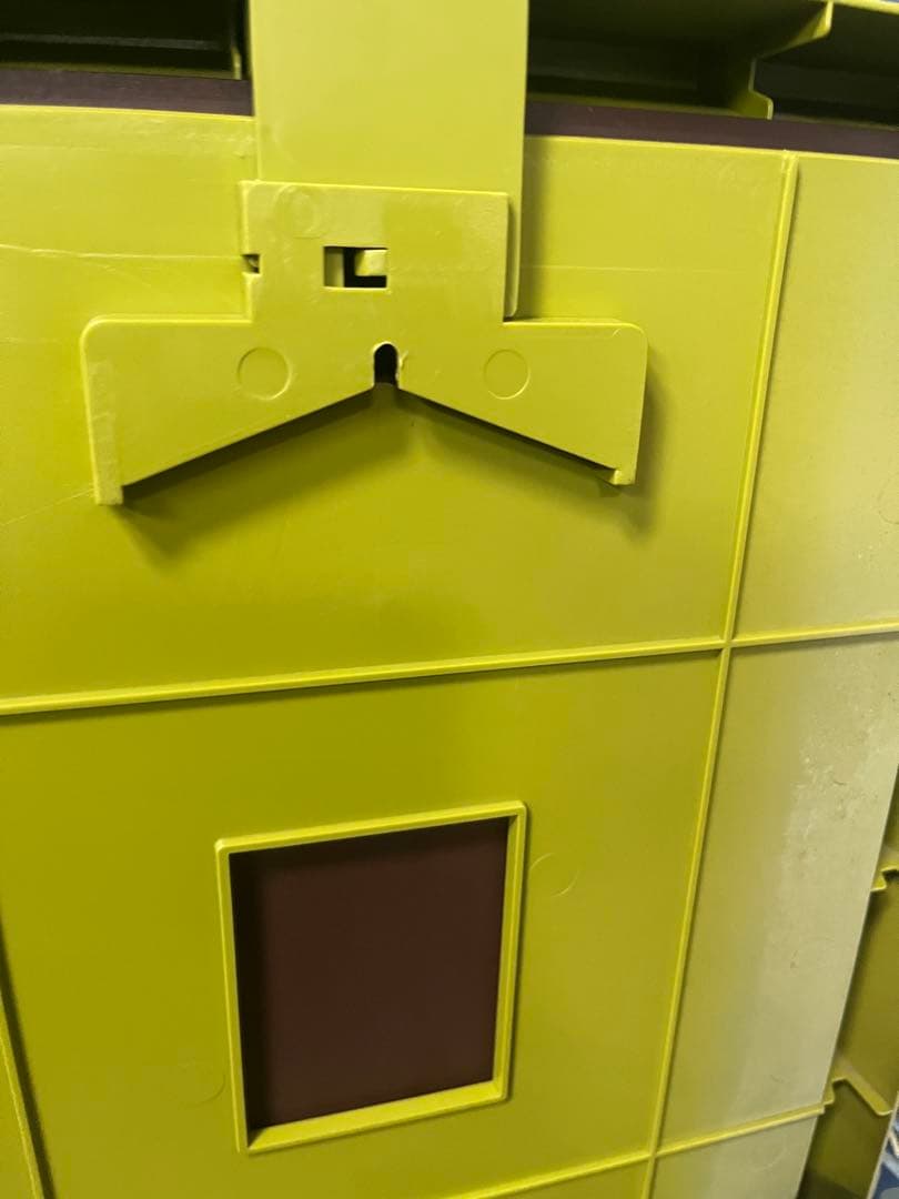 希少 洗面 壁掛けミラー 歯ブラシスタンド 鏡 レトロポップ 昭和レトロ 当時物