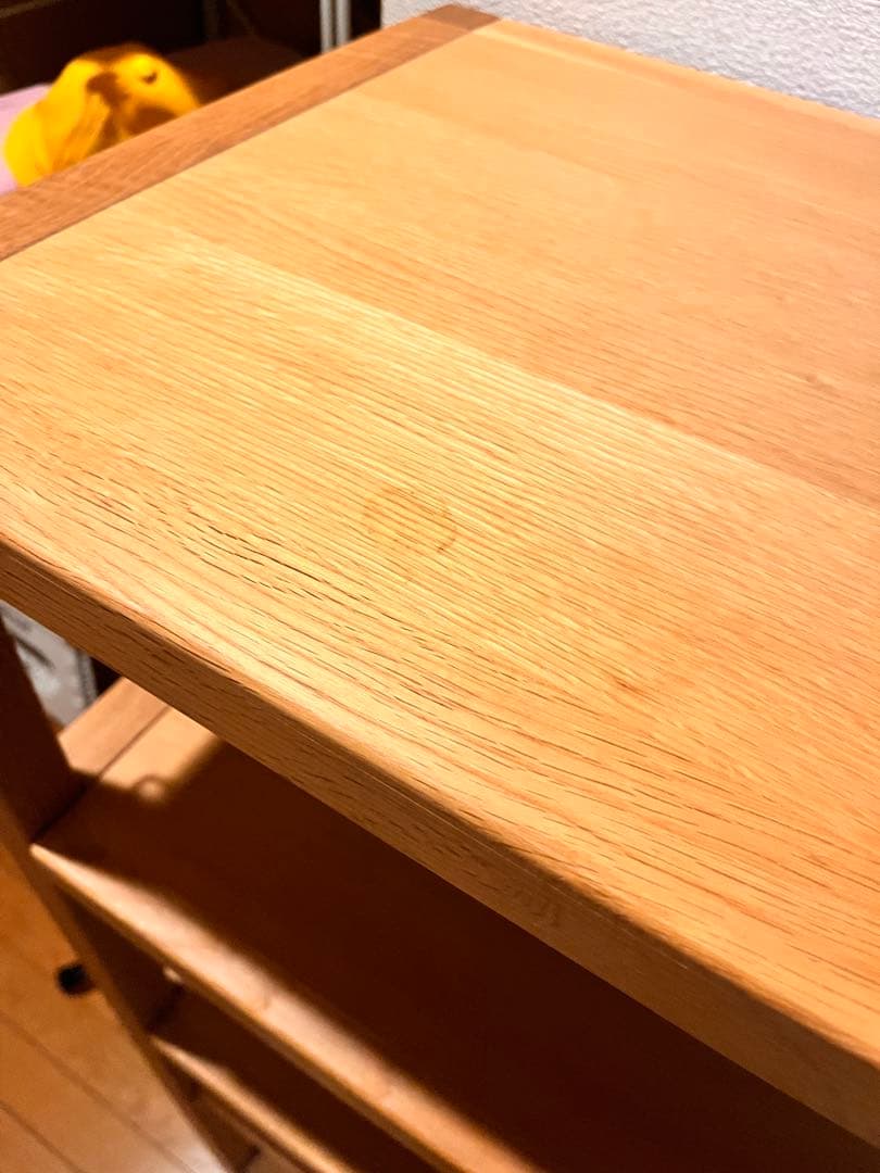 廃盤　無印良ユニットシェルフ　オーク