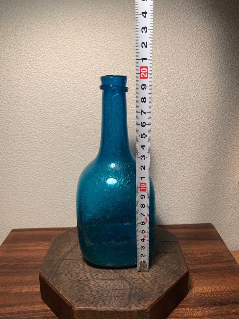 小谷眞三 倉敷ガラス 角瓶 吹きガラス 民藝