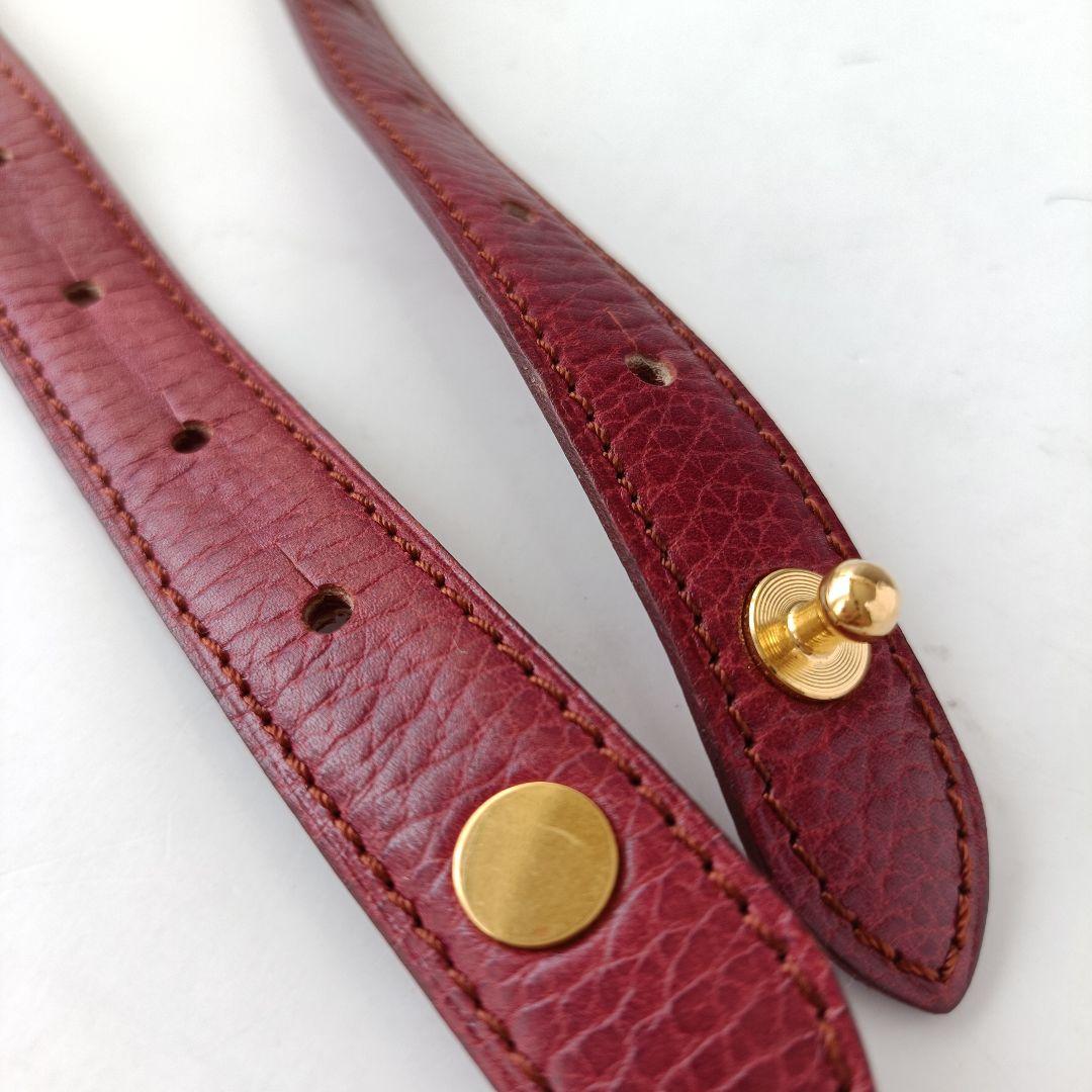 ✨美品✨ Cartier カルティエ マストライン ベルト ボルドー トリニティ