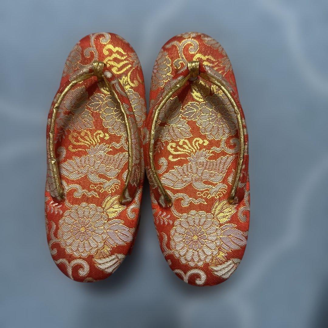 美品七五三着物、作り帯、草履、３歳用