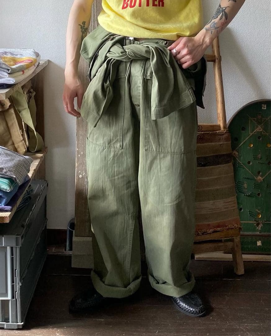 パンツ 1940's U.S.ARMY M-43 HBT all in one