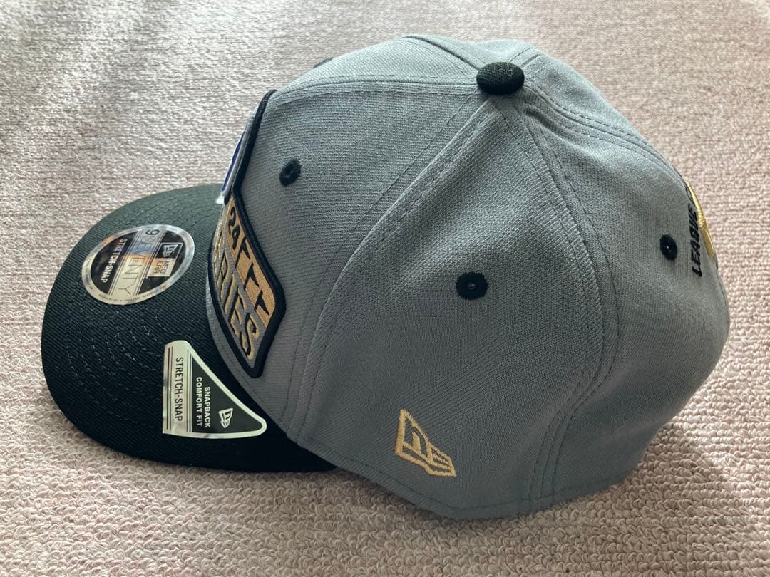 超レアデコピン&大谷サイン入り刺繍入りドジャースワールドシリーズ2024キャップ