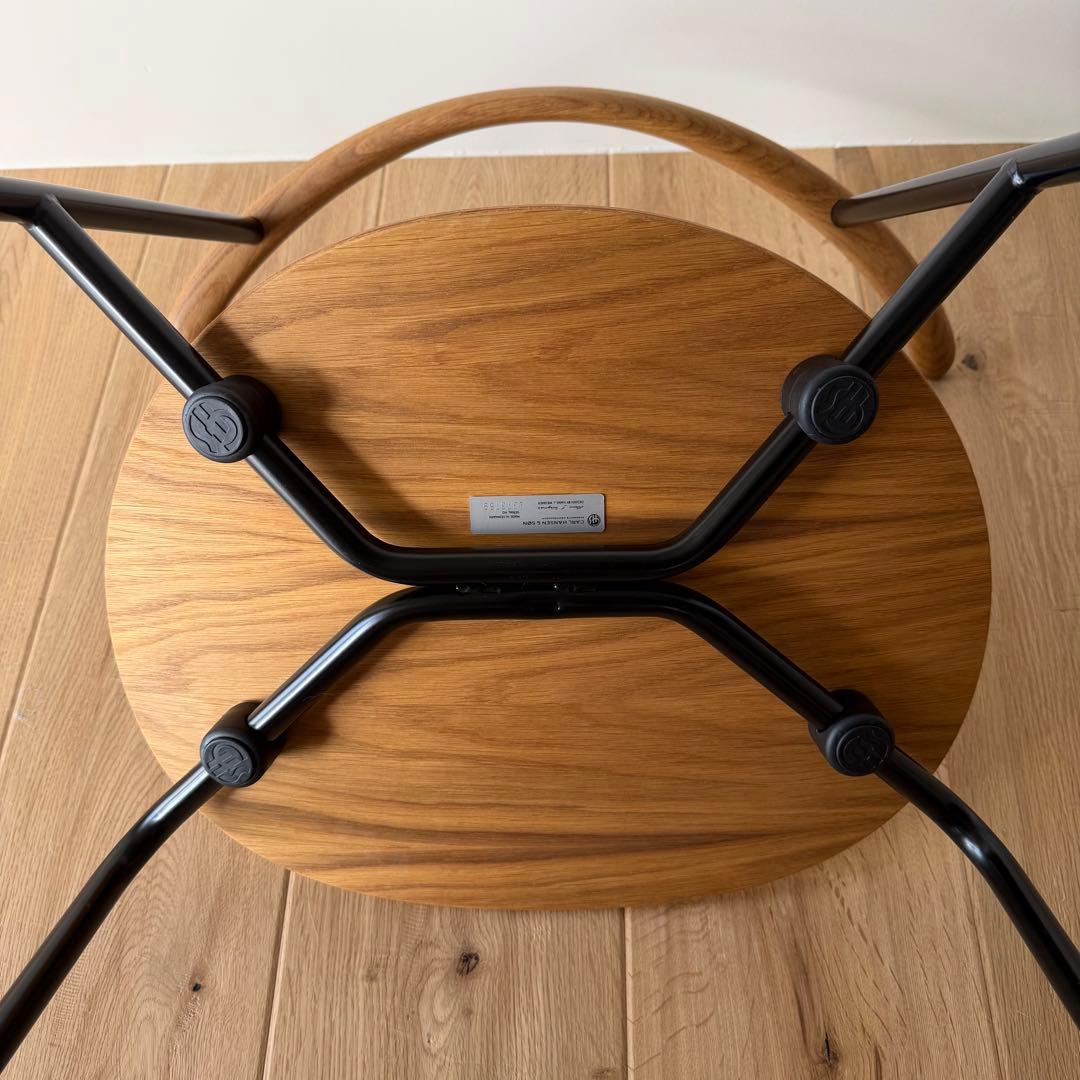 CH88T オーク材オイル仕上げ　ブラックフレームCARL HANSEN&SON